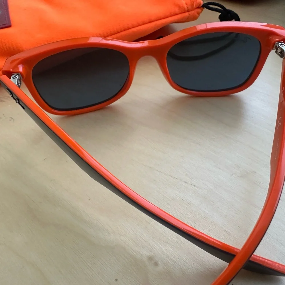 Ray-Ban Navy and Tangerine Sunglasses